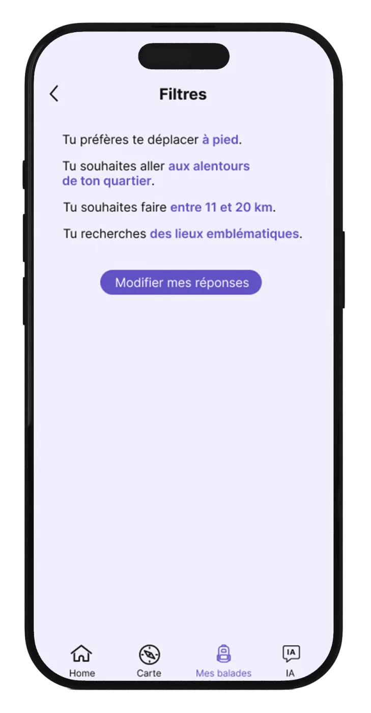 Page Filtres
